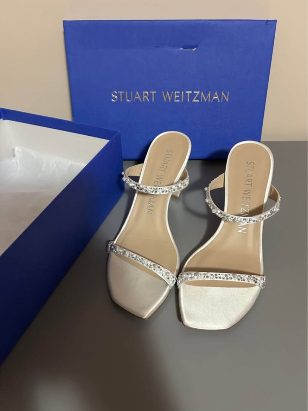 Stuart Weitzman Bridal White Heels